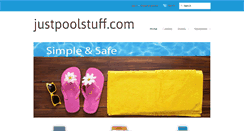 Desktop Screenshot of justpoolstuff.com