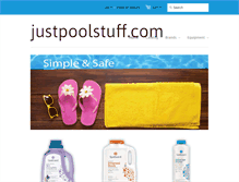 Tablet Screenshot of justpoolstuff.com